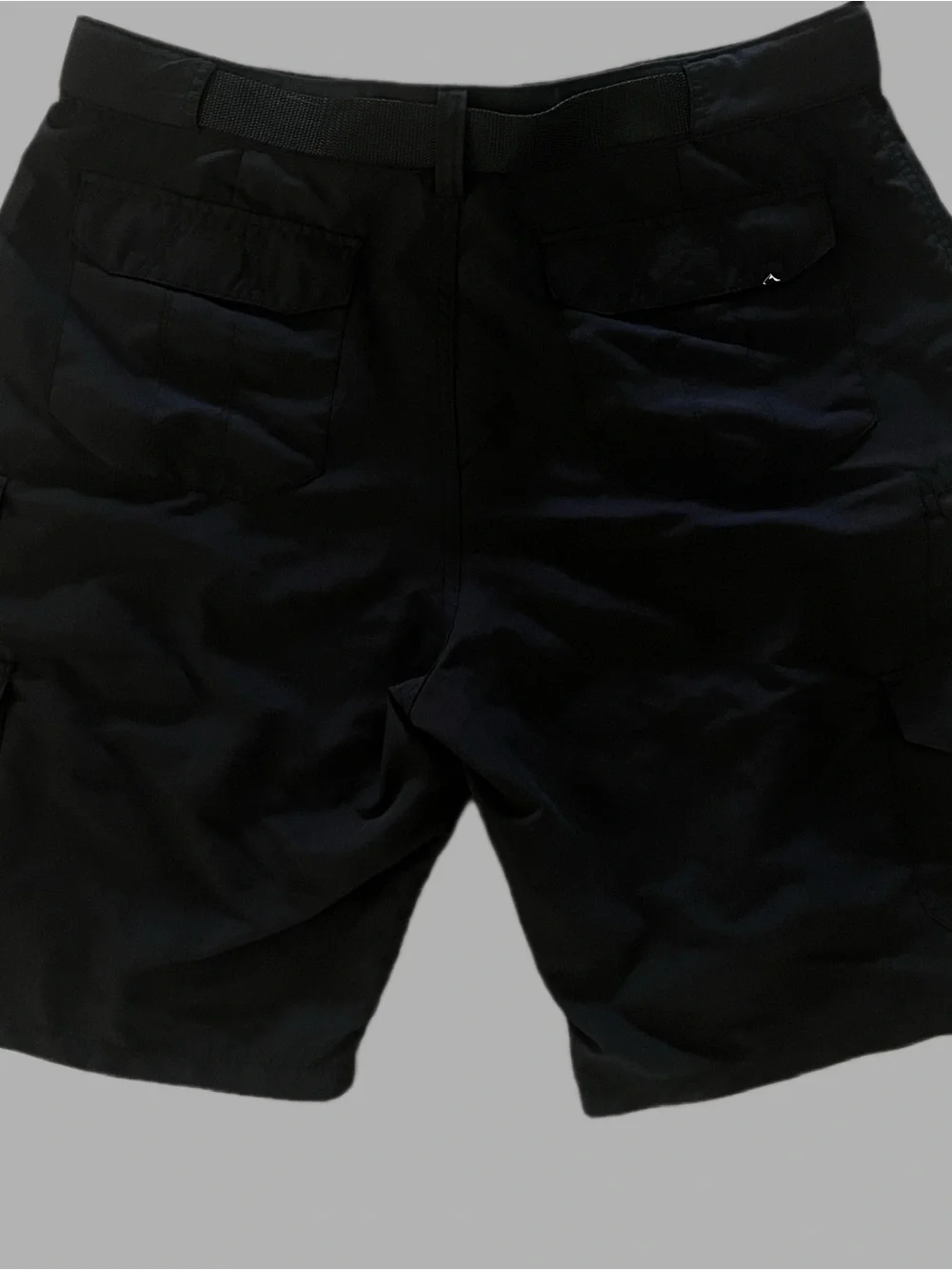 Denali Men's Black Light Cargo Shorts w/ Belt Size 36